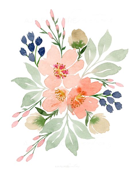 flowers watercolor clipart|free printable watercolor flowers.